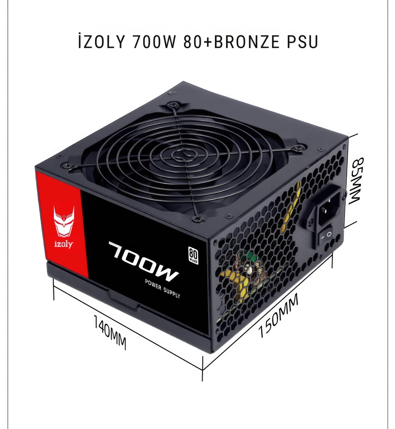 Izoly Ipw-B700 Power Supply 700W 80+ Bronze - Görsel 2
