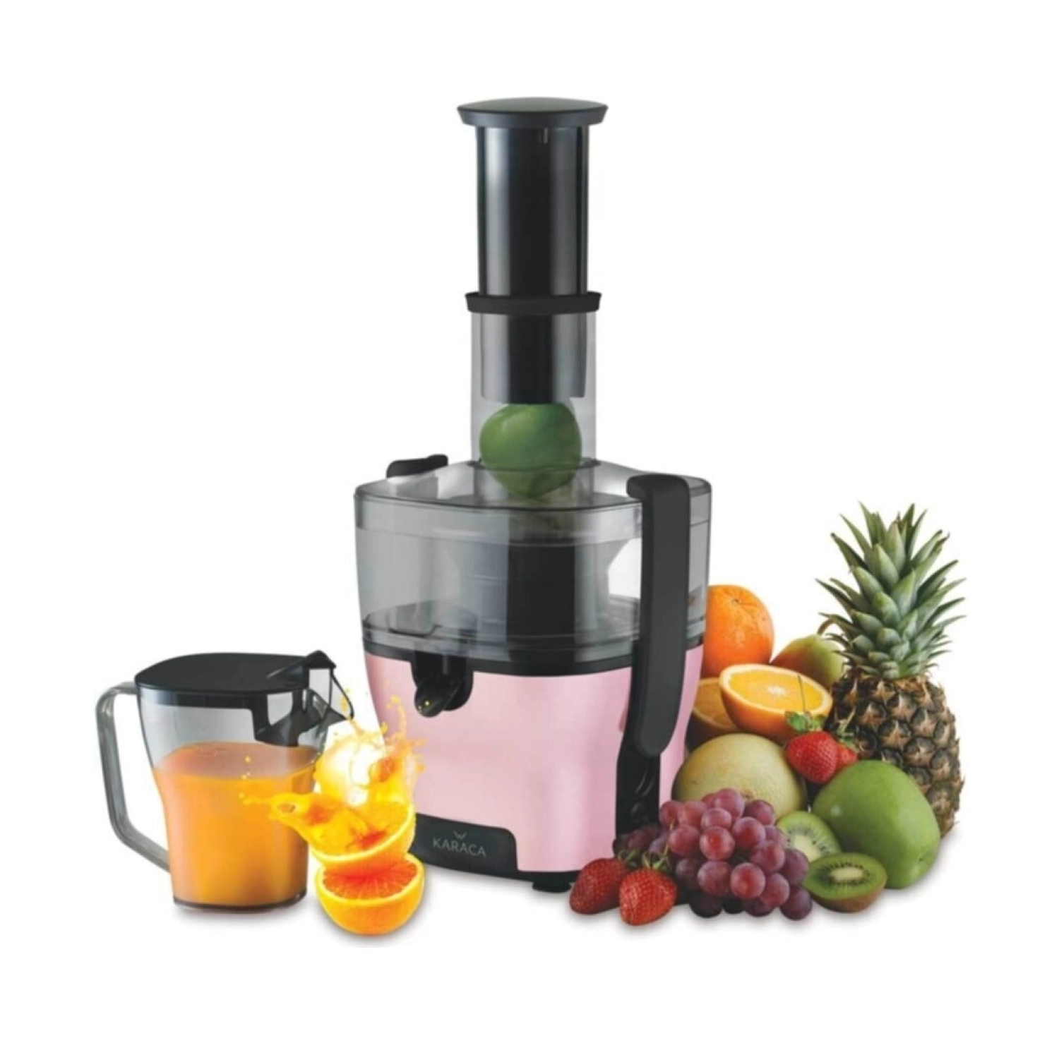 Karaca 1501 Maxvit Rose Gold 1500 W Çelik Katı Meyve Sıkacağı ürün görseli