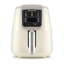 Karaca Air Pro Cook Köz Steel Xl Çelik Hazneli 4 Lt Iconic Beige Yağsız Fritöz