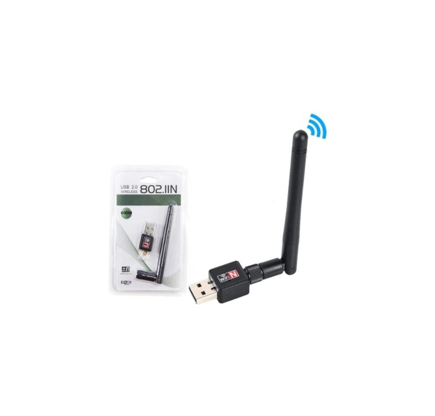 Keepro 600 Lük Wireless Usb 2.0 Wireless Adaptör Usb Wifi Adaptör 600 Mbps Wi-Fi Adaptör - Görsel 3