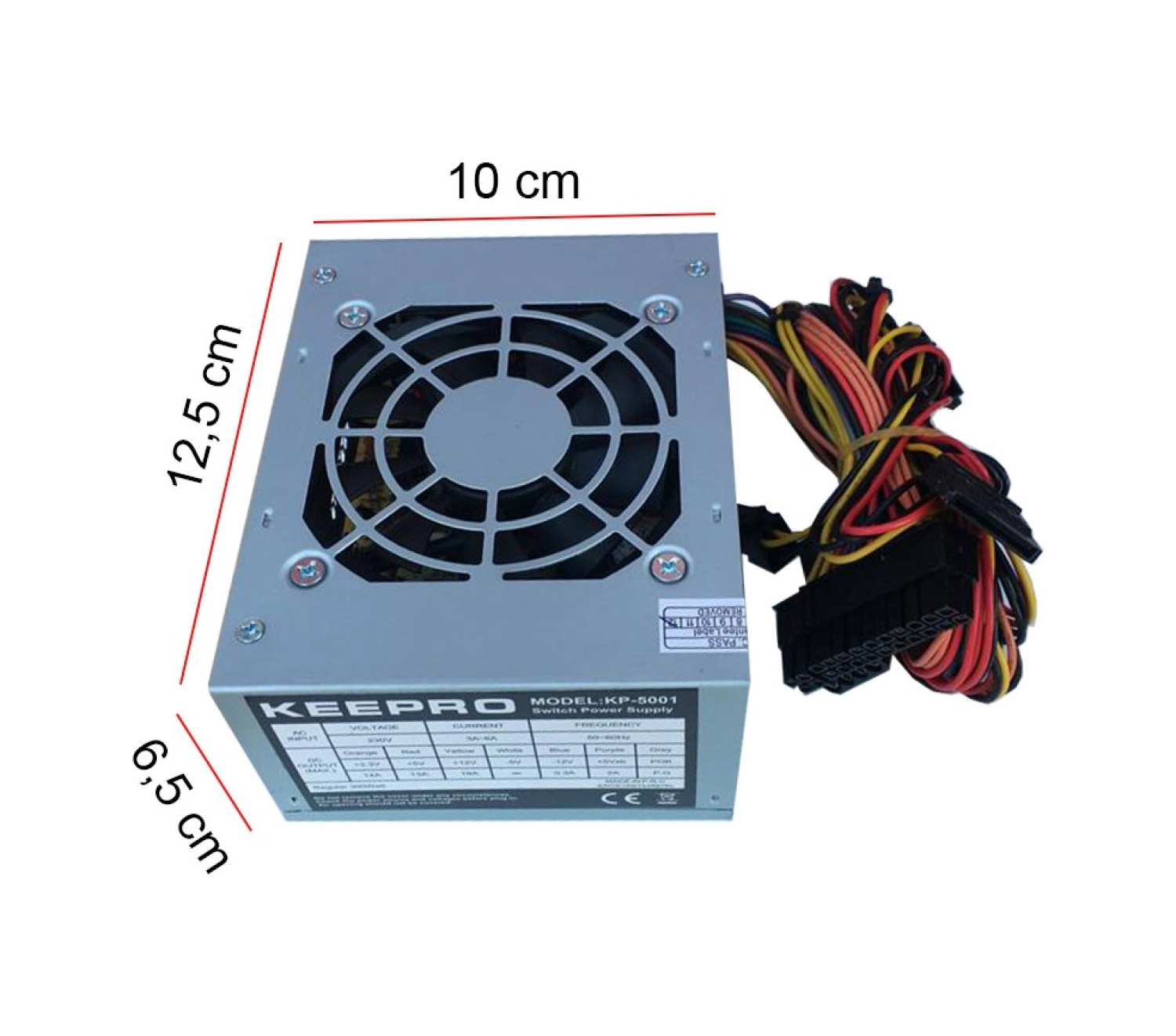Keepro Power Supply 300W Mini Power Supply Güç Kaynağı - Görsel 5