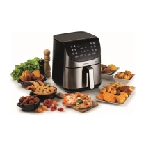 Kenwood Air Fryer Xxxl Hfm80.000Ss 7 Lt Inox Yağsız Fritöz