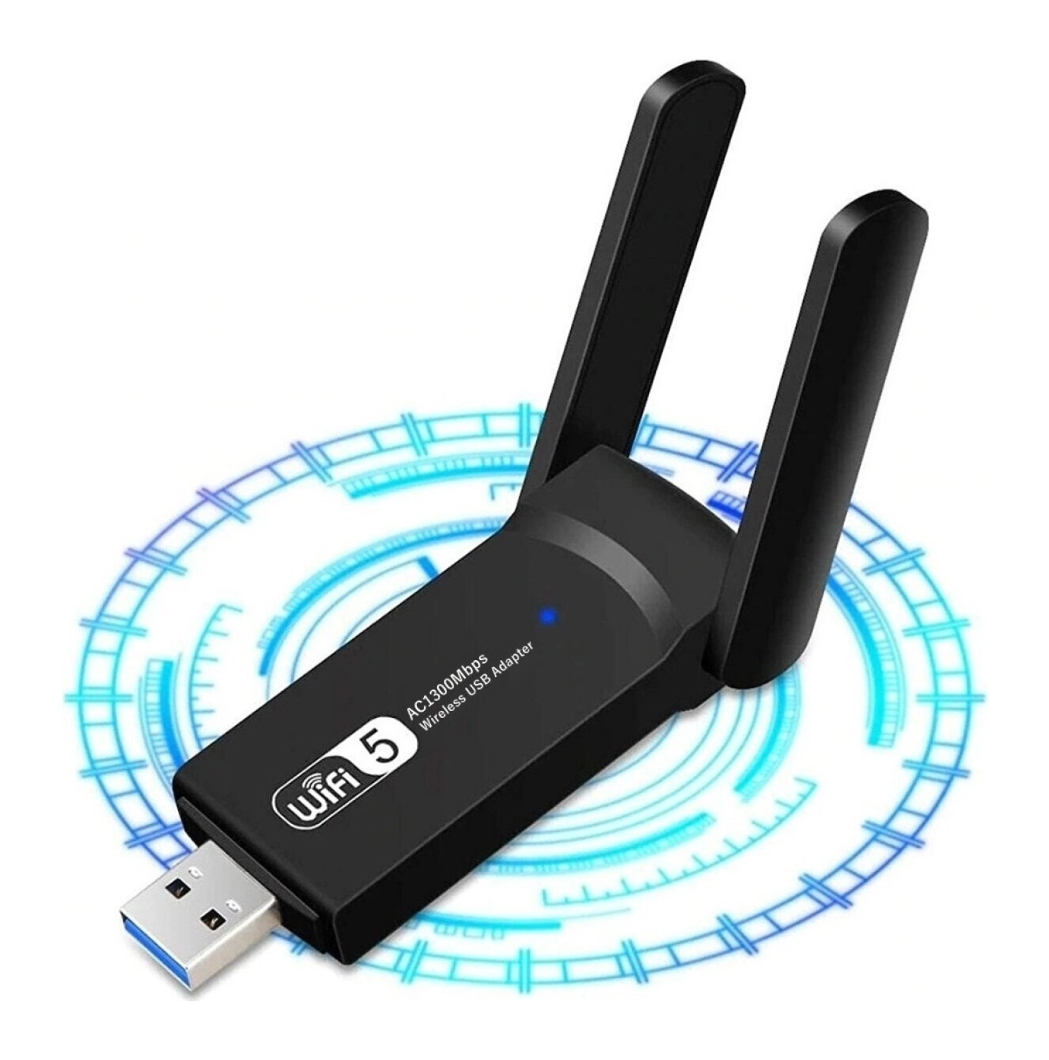 Kingboss 2.4/5G Ac1300 Usb 3.0 1300 Mbps Wireless Adaptör ürün görseli