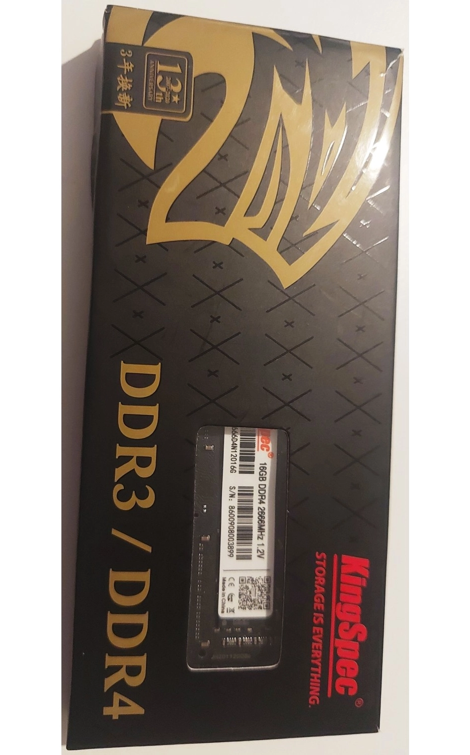 Kingspec 16 Gb,Ddr4, Sodımm, Pc4-21300, 2666Mhz, Ks2666D4N12016G Notebook Ram ürün görseli