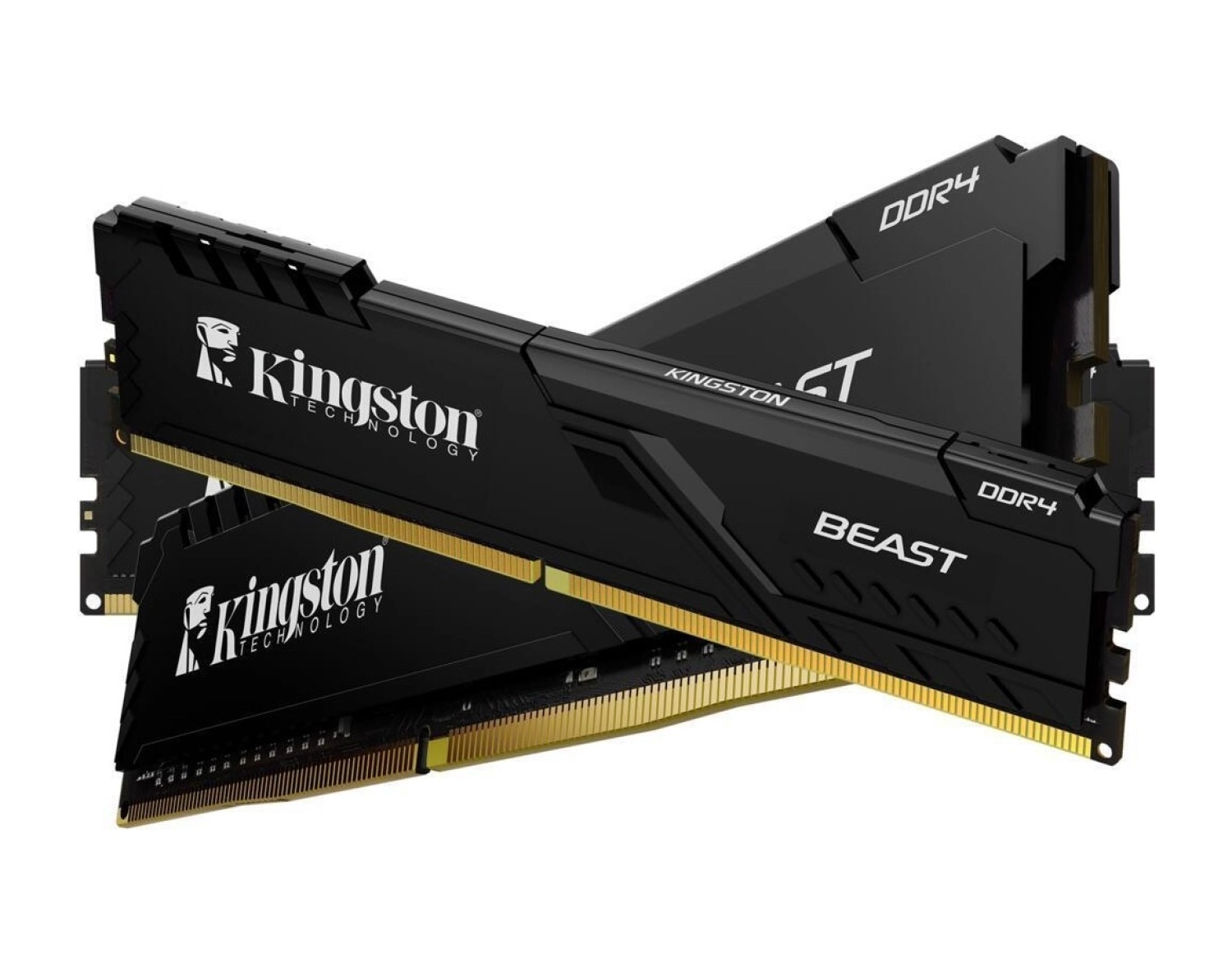 Kingston 16Gb 3200Mt/S Ddr4 Cl16 Dimm (Kit Of 2) Beast Black Turkey Kf432C16Bbk2/16Tr - Ram ürün görseli