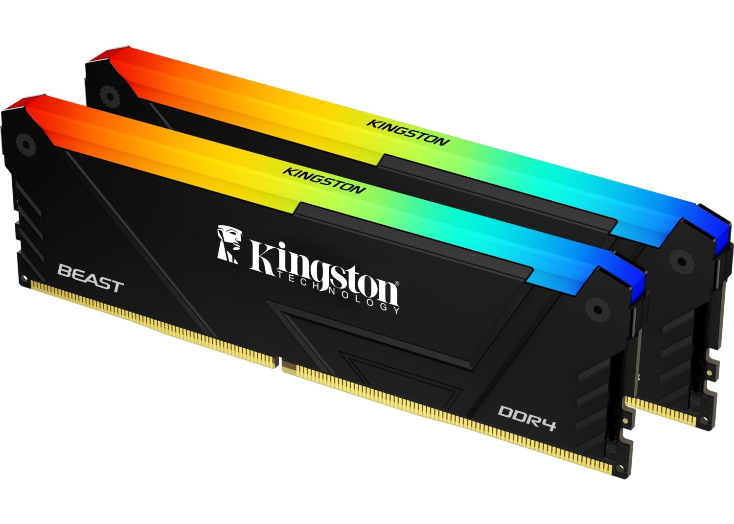 Kingston 16Gb 3200Mt/S Ddr4 Cl16 Dımm (Kit Of 2) Beast Rgb Turkey Kf432C16Bb2Ak2/16Tr - Ram ürün görseli