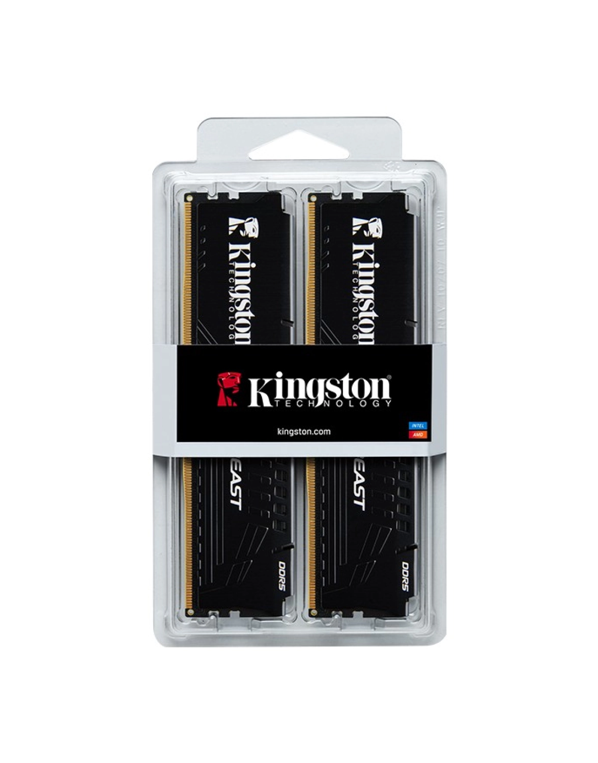 Kingston 16Gb 6000Mt/S Ddr5 Cl30 Dimm (Kit Of 2) Beast Black Expo Turkey Kf560C30Bbek2-16Tr - Ram ürün görseli