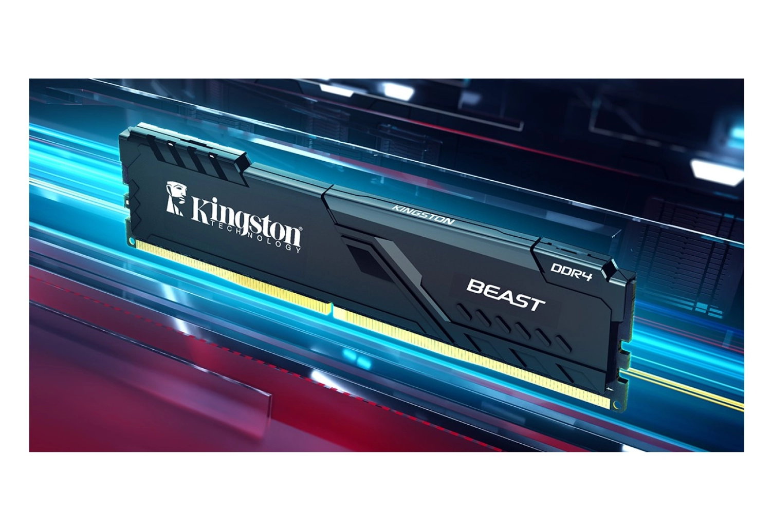Kingston 32Gb 3200Mt/S Ddr4 Cl16 Dimm Beast Black Turkey Kf432C16Bb/32Tr - Ram - Görsel 2