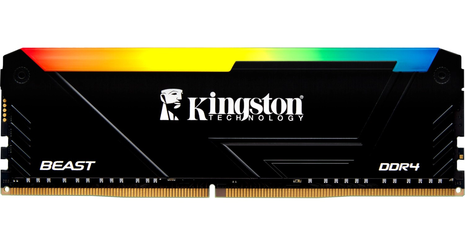 Kingston 8Gb 3200Mt/S Ddr4 Cl16 Dımm Beast Rgb Turkey Kf432C16Bb2A/8Tr - Ram ürün görseli