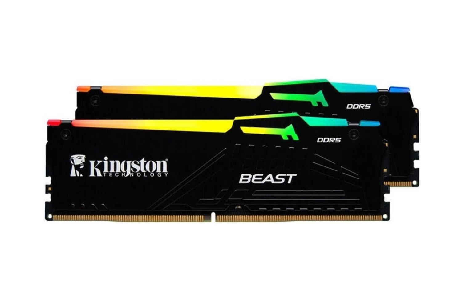 Kingston Beast Rgb 64Gb (2X32Gb) Ddr5 6000Mhz Cl30 Siyah Ram-Kf560C30Bbeak2-64Tr ürün görseli
