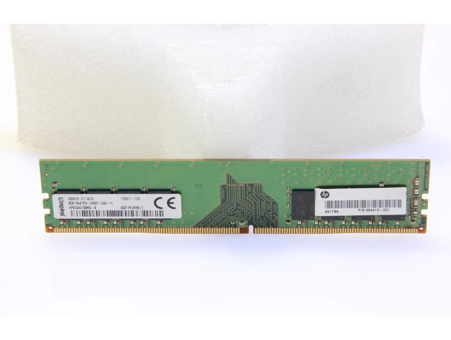 Kingston Hp24D4U7S8Md-8 Kingston 8Gb Pc4-19200 Ddr4-2400Mhz Cl17 288-Pin Dımm Masaüstü Ram Bellek ürün görseli