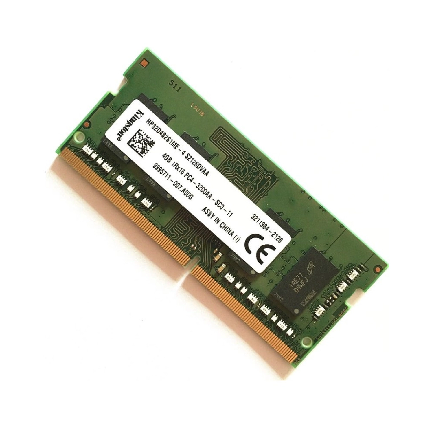 Kingston Hp32D4S2S1Me-4 4Gb 3200Mhz Ddr4 Notebook Bellek ürün görseli