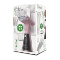 Kiwi Portatif Buharlı Kırışık Giderici Kırışık Düzeltici Dikey El Ütüsü - Pembe