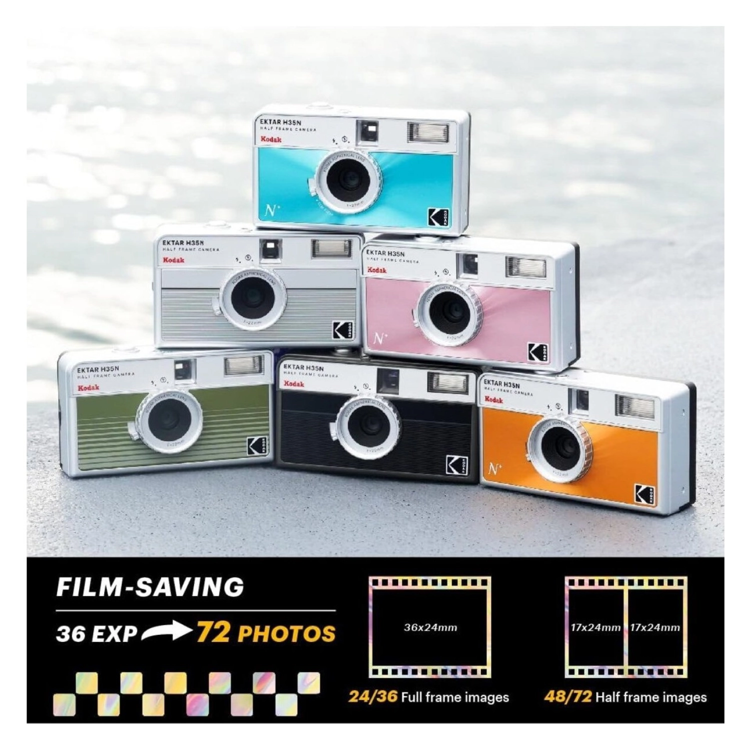 Kodak Ektar H35N 35Mm Yarım Format Film Kamera - Görsel 4