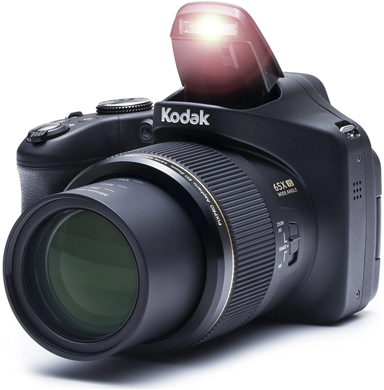 Kodak Pixpro Az651 20Mp,65X Optik Zoom,3.0 Inç Lcd Ekran Dijital Fotoğraf Makinesi - Siyah - Görsel 3