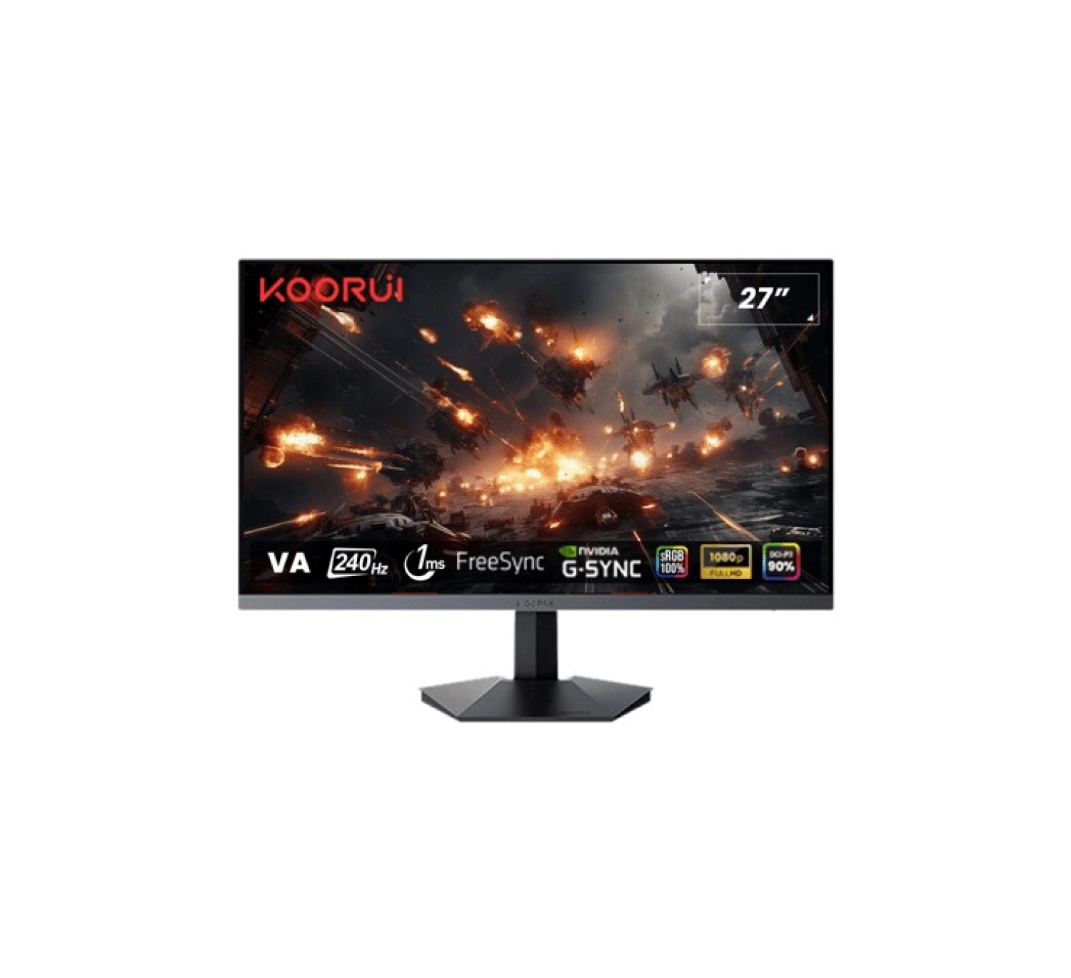 Koorui 27" Gn02 240Hz 1Ms Va Fhd (Hdmı, Displayport) Monitör ürün görseli