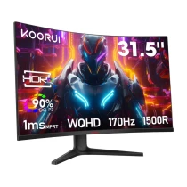 Koorui 31.5" 32E6Qc 170Hz 1Ms Va Qhd (Hdmı, Displayport) Curved Gaming Monitör