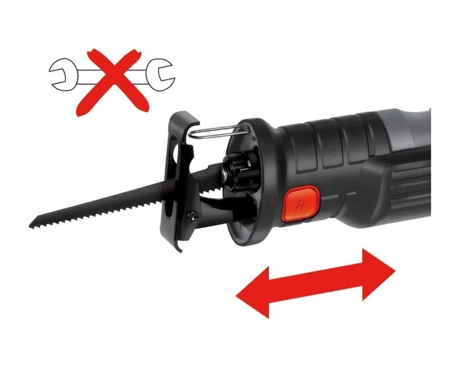 Kraftixx By Einhell Kx-Rs 18/1 Akülü Kılıç Testere 1X2.5 Amper 4514020 S1 - Görsel 2