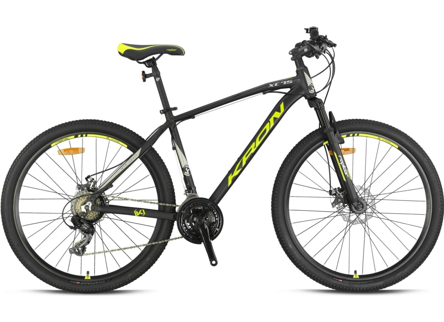 Kron Xc 75 - 26" Mtb - 14' - 21 Vites - V.b. - Mat Siyah-Neon Sarı/Bej ürün görseli
