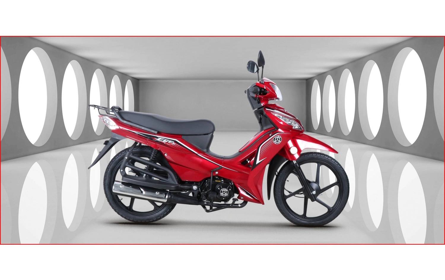 Kuba Ege 50 Cub Motosiklet Kırmızı ürün görseli