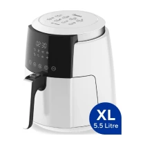 Kumtel Digital Fastfryer Haf-02 Airfryer 5.5 Lt Beyaz Yağsız Fritöz
