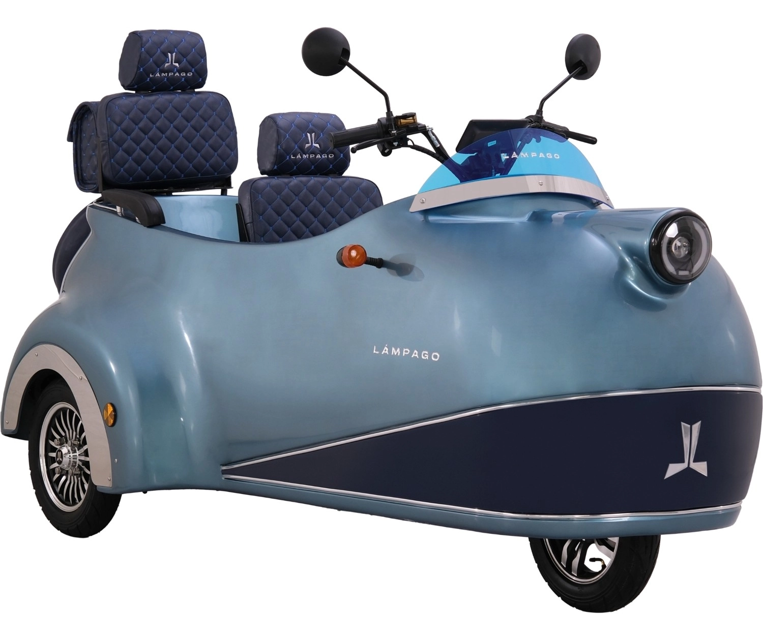 Lampago Elektri̇kli̇ 3 Tekerlekli̇ Moped 22 Ah - Görsel 6