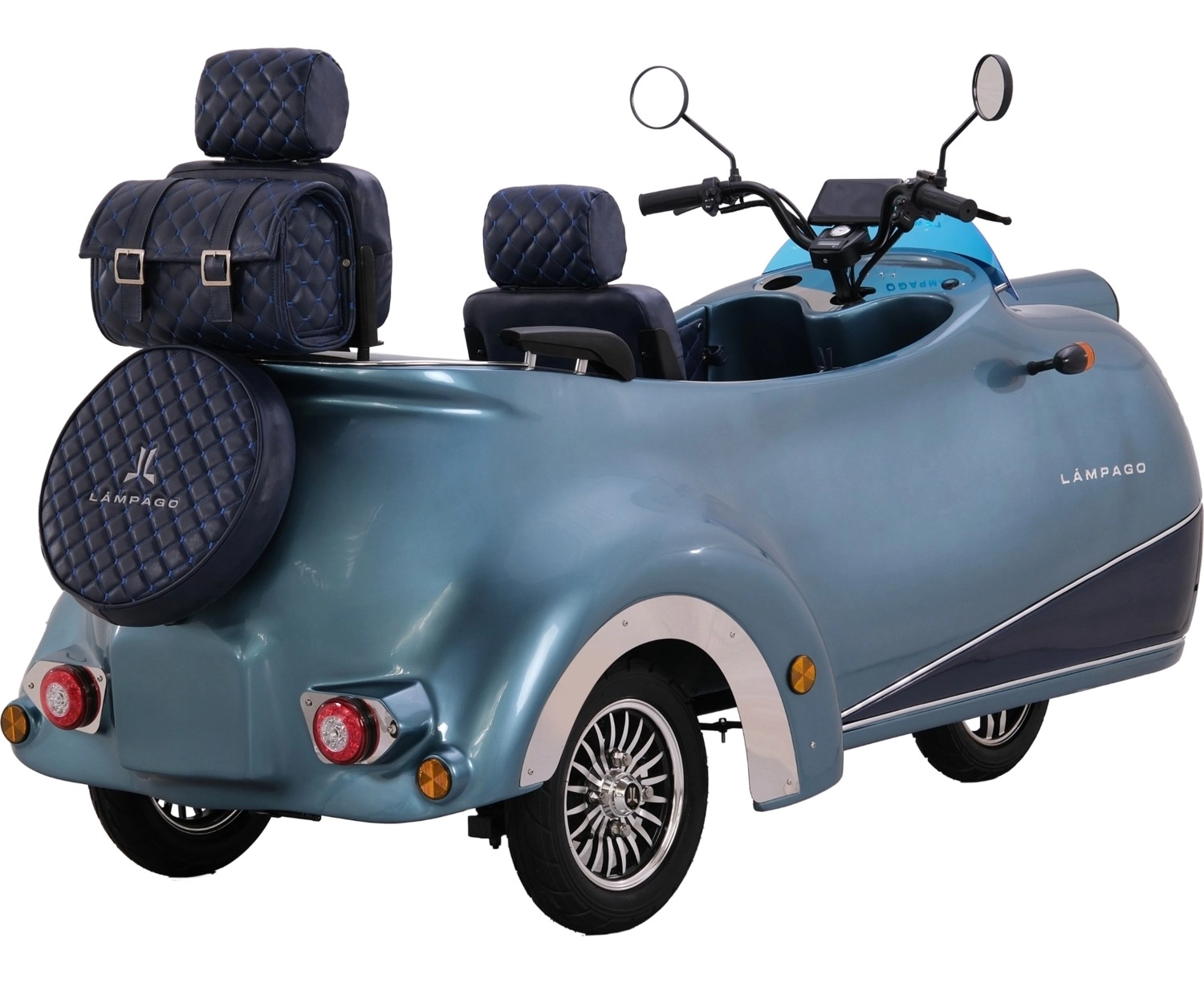 Lampago Elektri̇kli̇ 3 Tekerlekli̇ Moped 22 Ah - Görsel 5