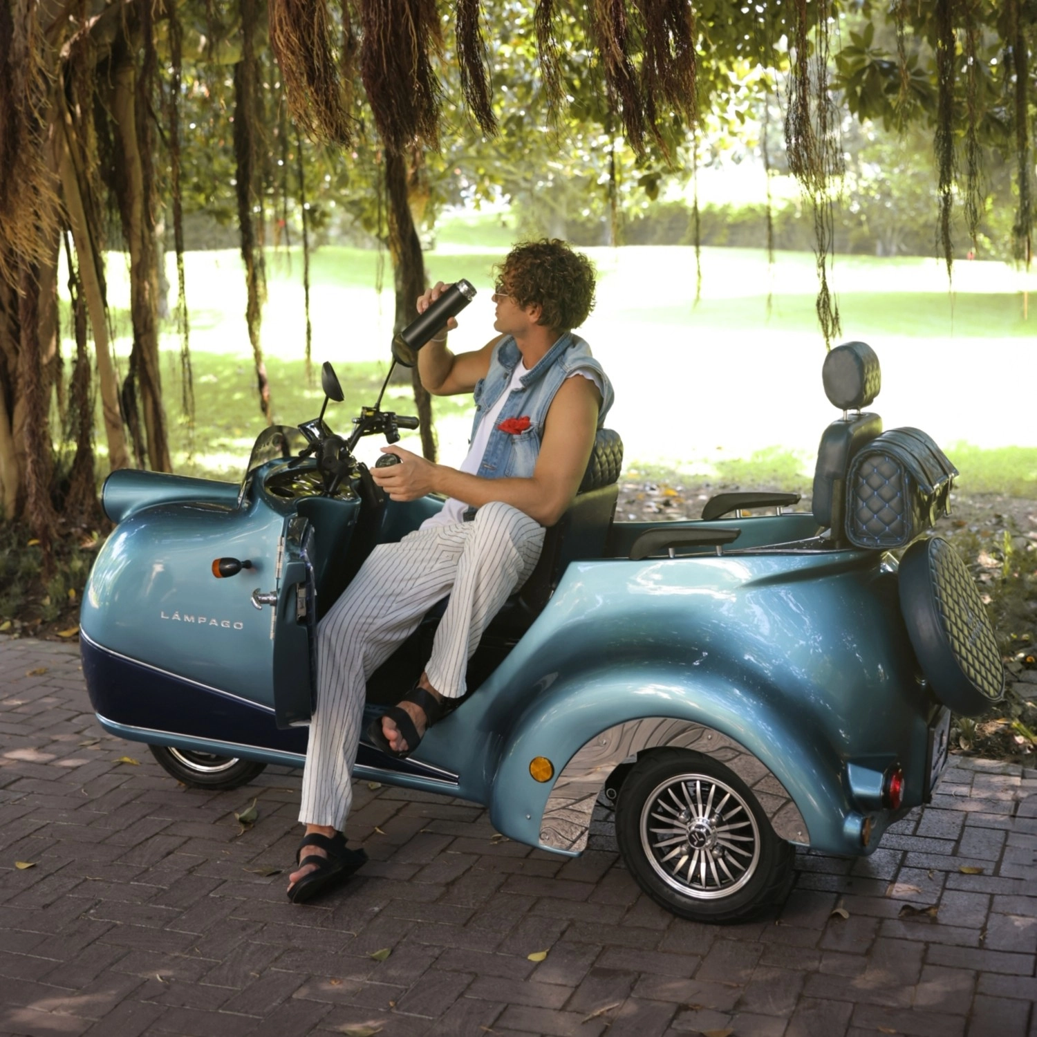 Lampago Elektri̇kli̇ 3 Tekerlekli̇ Moped 22 Ah - Görsel 7