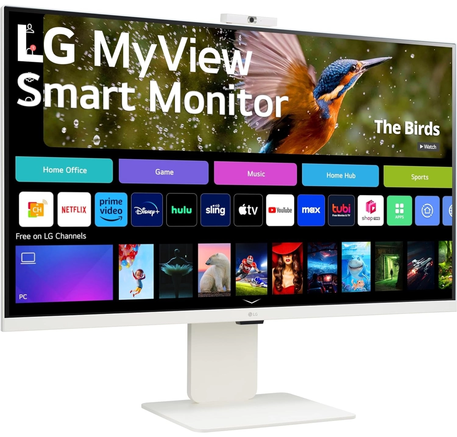 Lg 32" 32Sr85U-W Myview 5Ms 60Hz (Hdmı+Type-C) Airplay 2 4K Uhd Ips Akıllı Monitör With Webos And Built-In - Görsel 2