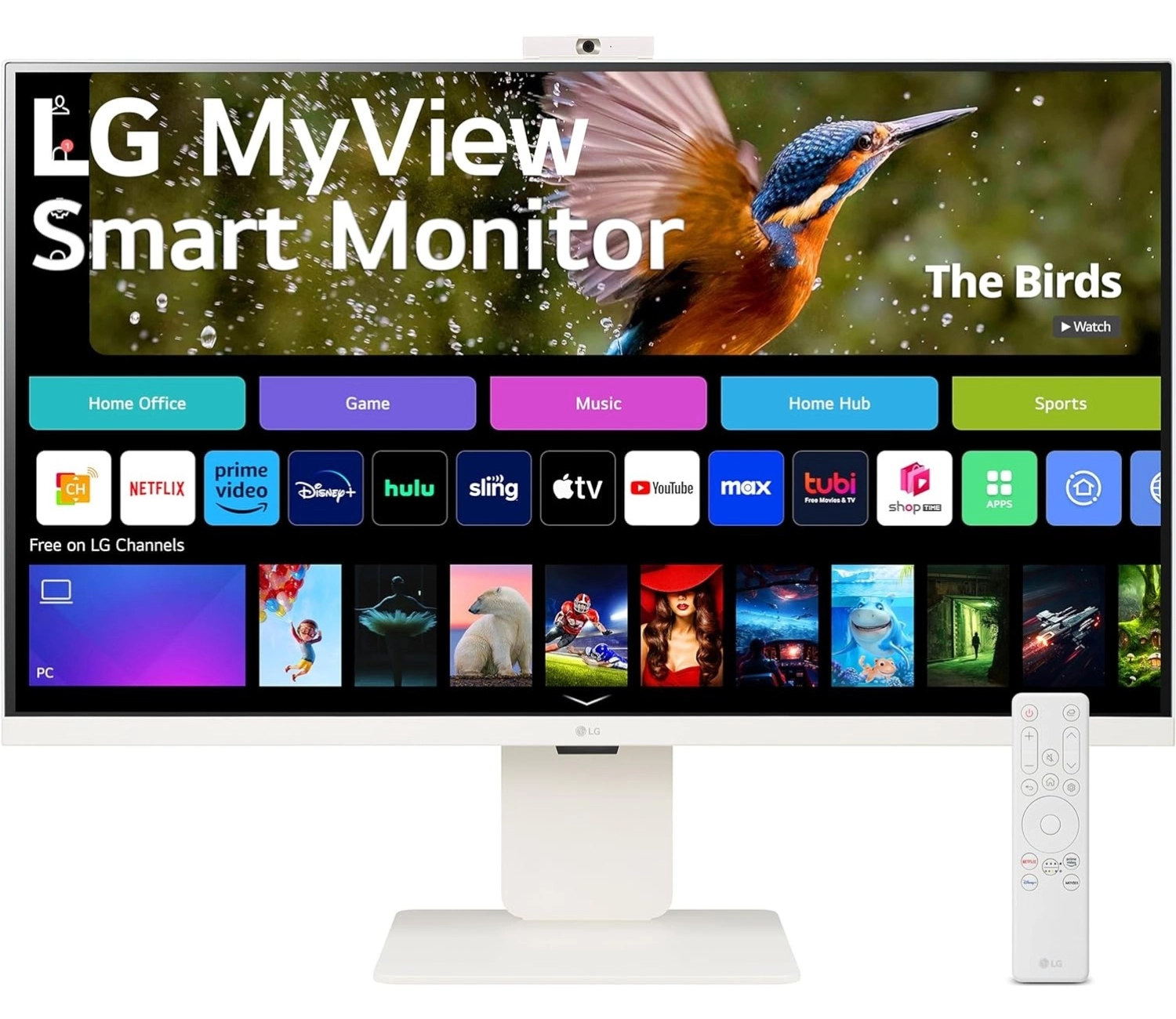 Lg 32" 32Sr85U-W Myview 5Ms 60Hz (Hdmı+Type-C) Airplay 2 4K Uhd Ips Akıllı Monitör With Webos And Built-In ürün görseli
