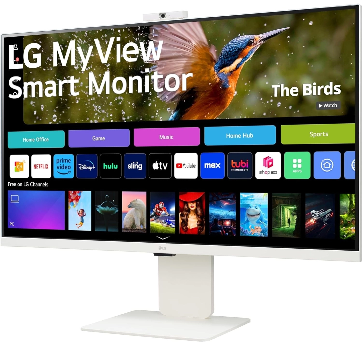 Lg 32" 32Sr85U-W Myview 5Ms 60Hz (Hdmı+Type-C) Airplay 2 4K Uhd Ips Akıllı Monitör With Webos And Built-In - Görsel 3