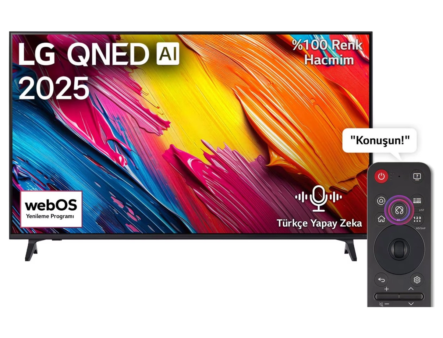 Lg 55Qned70A6A 4K Ultra Hd 55" 140 Ekran Uydu Alıcılı Webos Smart Qned Tv ürün görseli