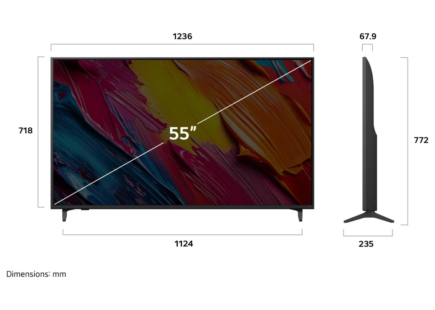 Lg 55Qned70A6A 4K Ultra Hd 55" 140 Ekran Uydu Alıcılı Webos Smart Qned Tv - Görsel 4