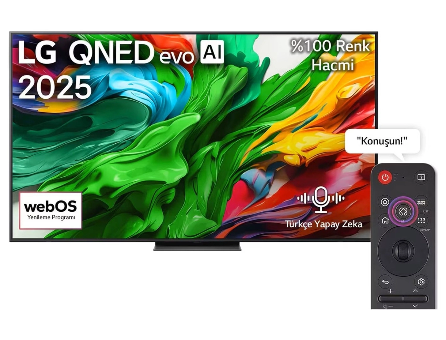 Lg 65Qned86A6A 4K Ultra Hd 65" 165 Ekran Uydu Alıcılı Webos Smart Qned Tv ürün görseli