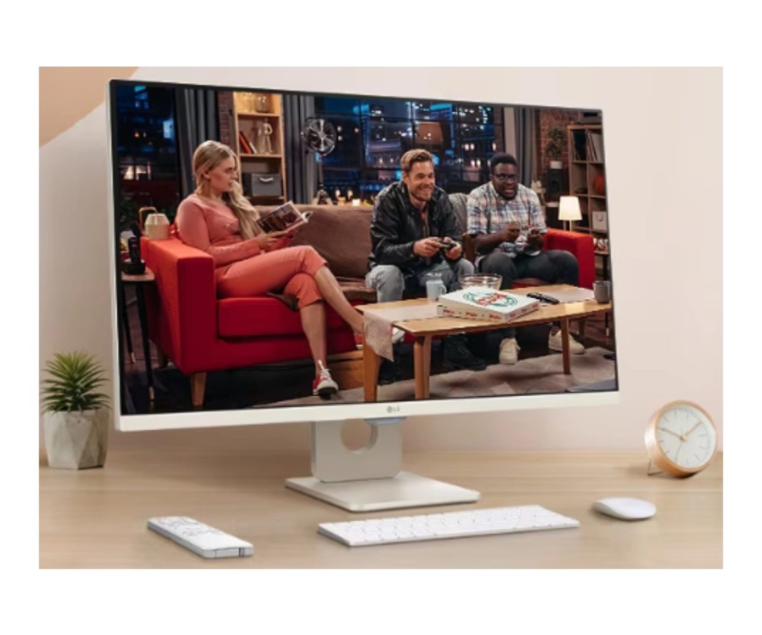 Lg Myview 27Sr50F-W 27 Inç Fhd 60Hz 14Ms Webos Ips Smart Monitör - Görsel 2