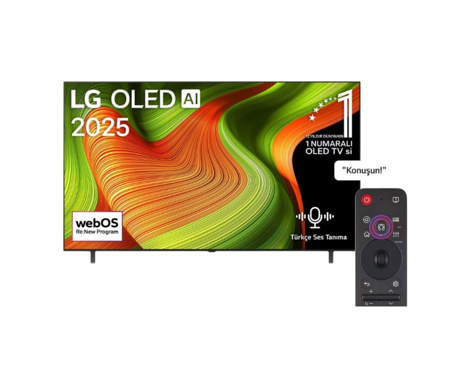 Lg Oled55B56La 4K Ultra Hd 55'' 140 Ekran Uydu Alıcılı Webos Smart Oled Tv ürün görseli