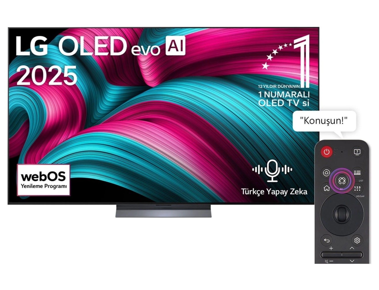 Lg Oled77C54La 4K Ultra Hd 77'' 195 Ekran Uydu Alıcılı Webos Smart Oled Evo Tv ürün görseli