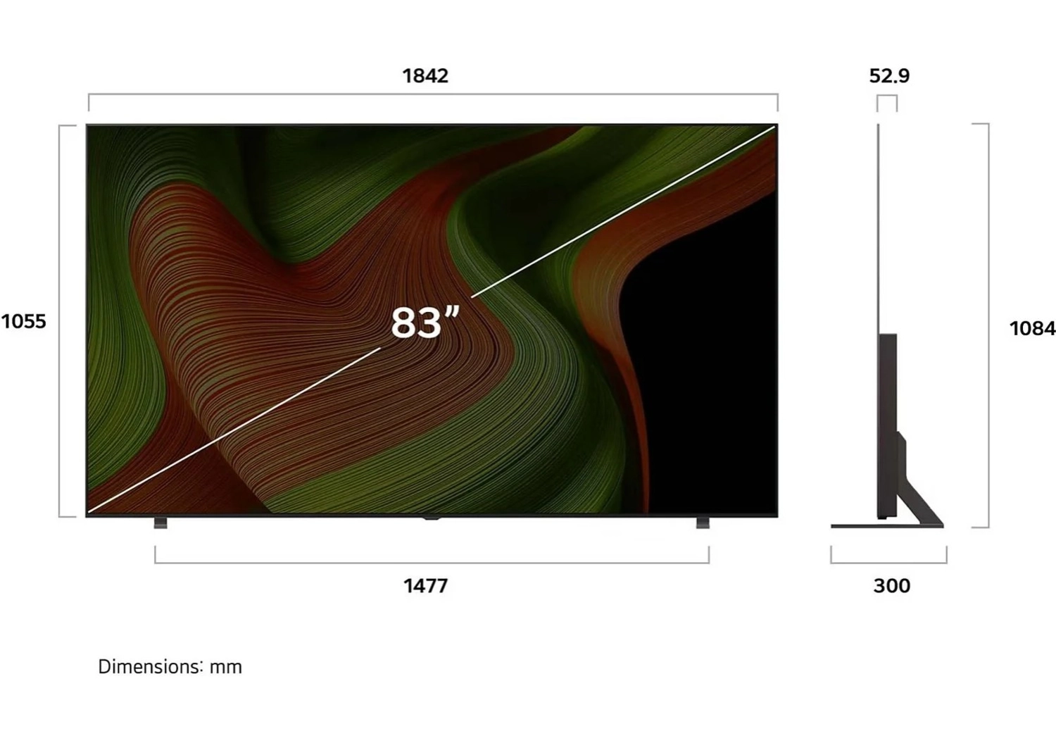 Lg Oled83B56La 83'' 210 Ekran Uydu Alıcılı 4K Ultra Hd Smart Webos Oled Tv - Görsel 5