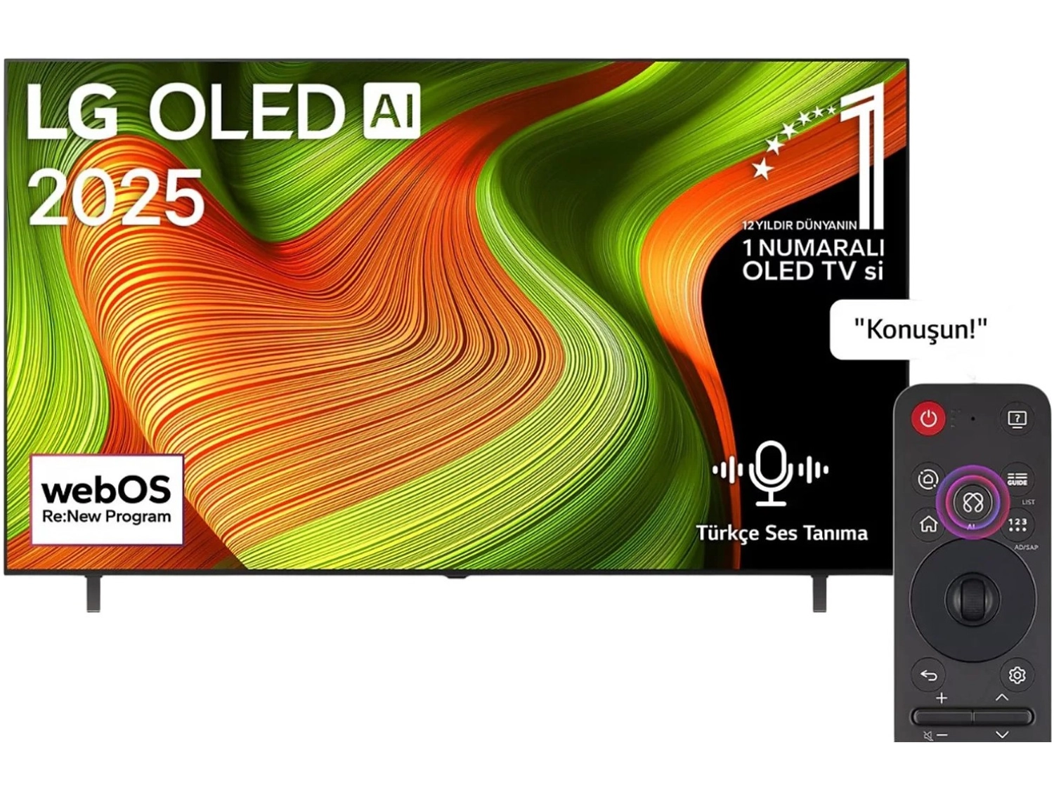 Lg Oled83B56La 83'' 210 Ekran Uydu Alıcılı 4K Ultra Hd Smart Webos Oled Tv ürün görseli