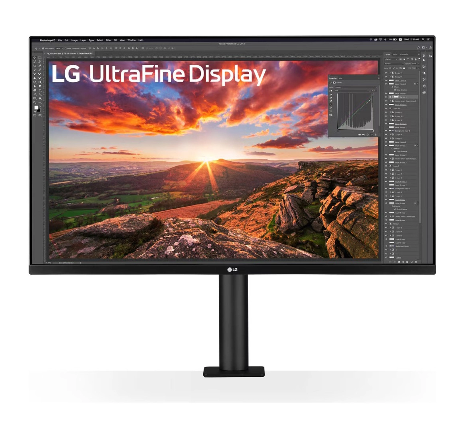 Lg Ultrafine 32Un880K-B 31.5'' 60Hz 5Ms Ips Uhd 4K Pivot Freesync 3840 X 2160 Lcd Monitör ürün görseli