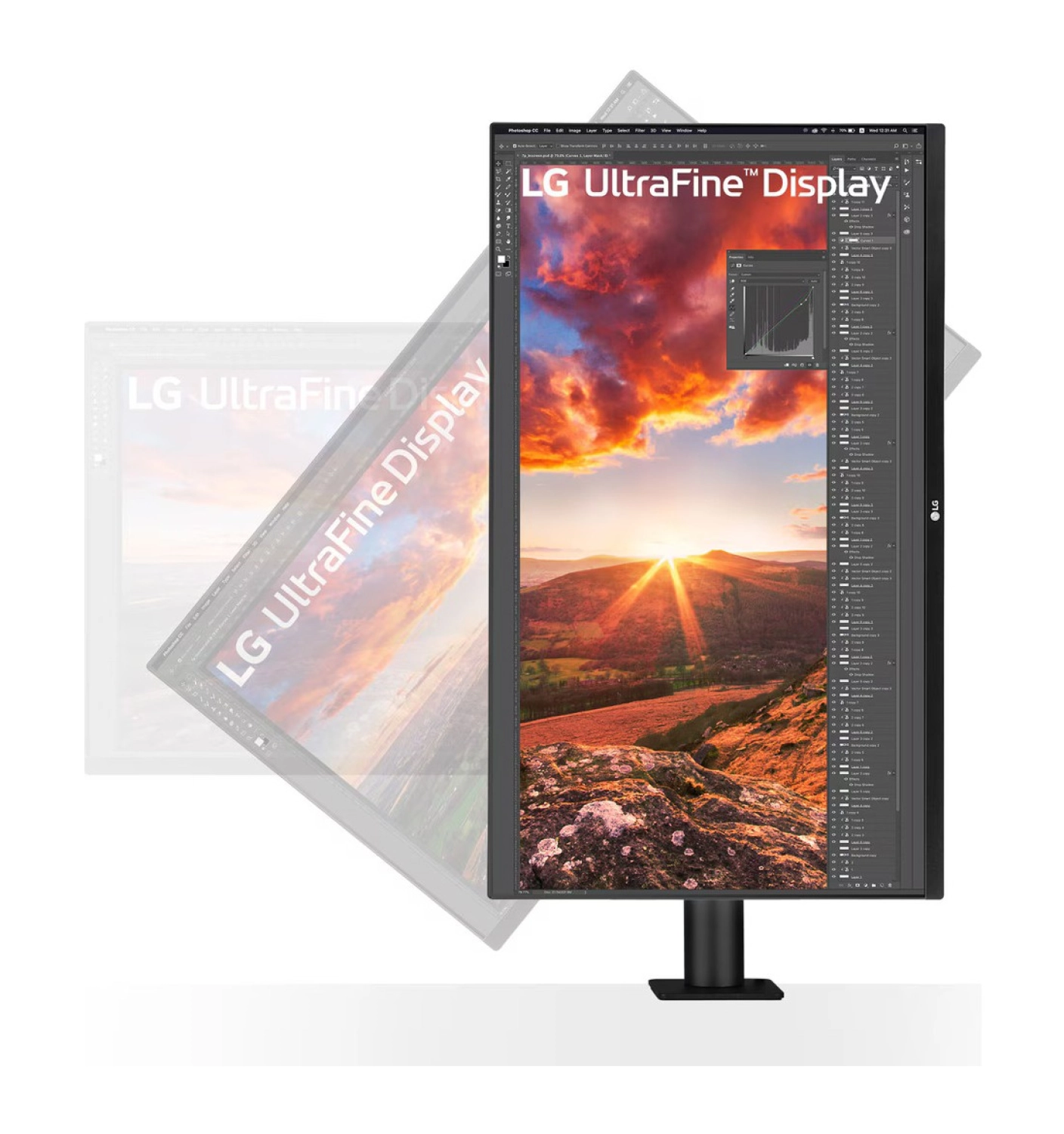 Lg Ultrafine 32Un880K-B 31.5'' 60Hz 5Ms Ips Uhd 4K Pivot Freesync 3840 X 2160 Lcd Monitör - Görsel 3