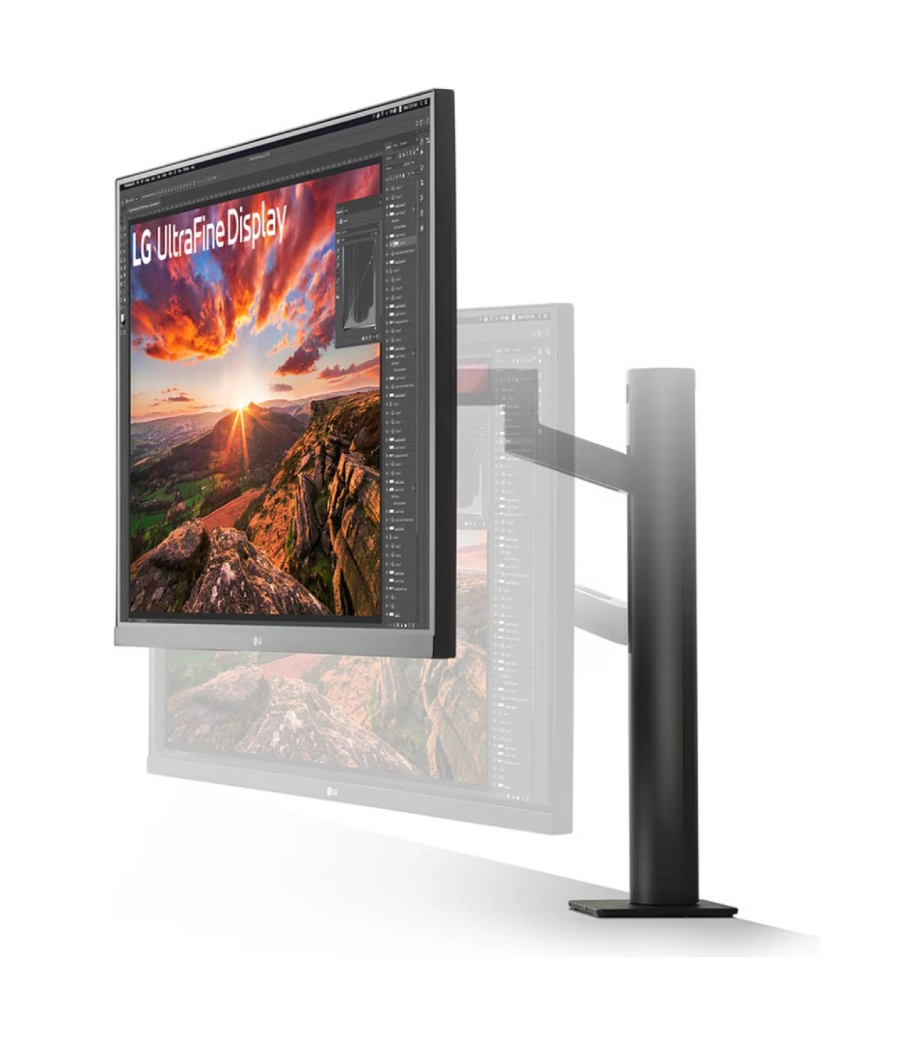 Lg Ultrafine 32Un880K-B 31.5'' 60Hz 5Ms Ips Uhd 4K Pivot Freesync 3840 X 2160 Lcd Monitör - Görsel 2
