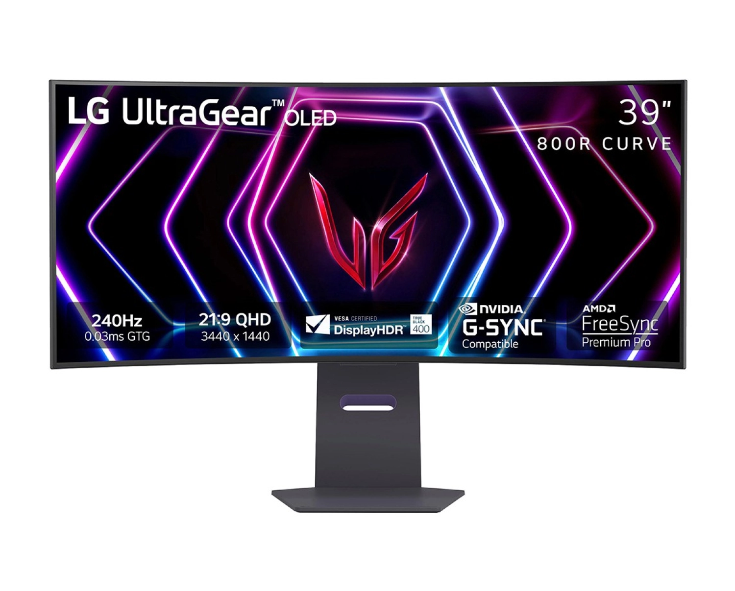 Lg Ultragear 39" 39Gs95Qe-B 240Hz 0.03Ms (Gtg) Oled 800R 21:9 Ultra-Wqhd Displayhdr True Black 400 Monitör - Görsel 2