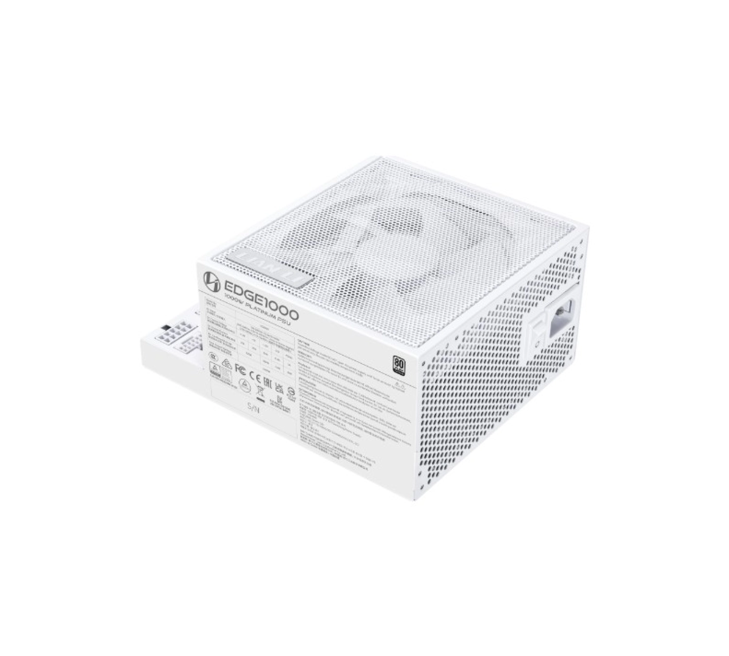 Lian Li Edge1000 Beyaz 1000W 80+ Platinum Atx Power Supply ürün görseli