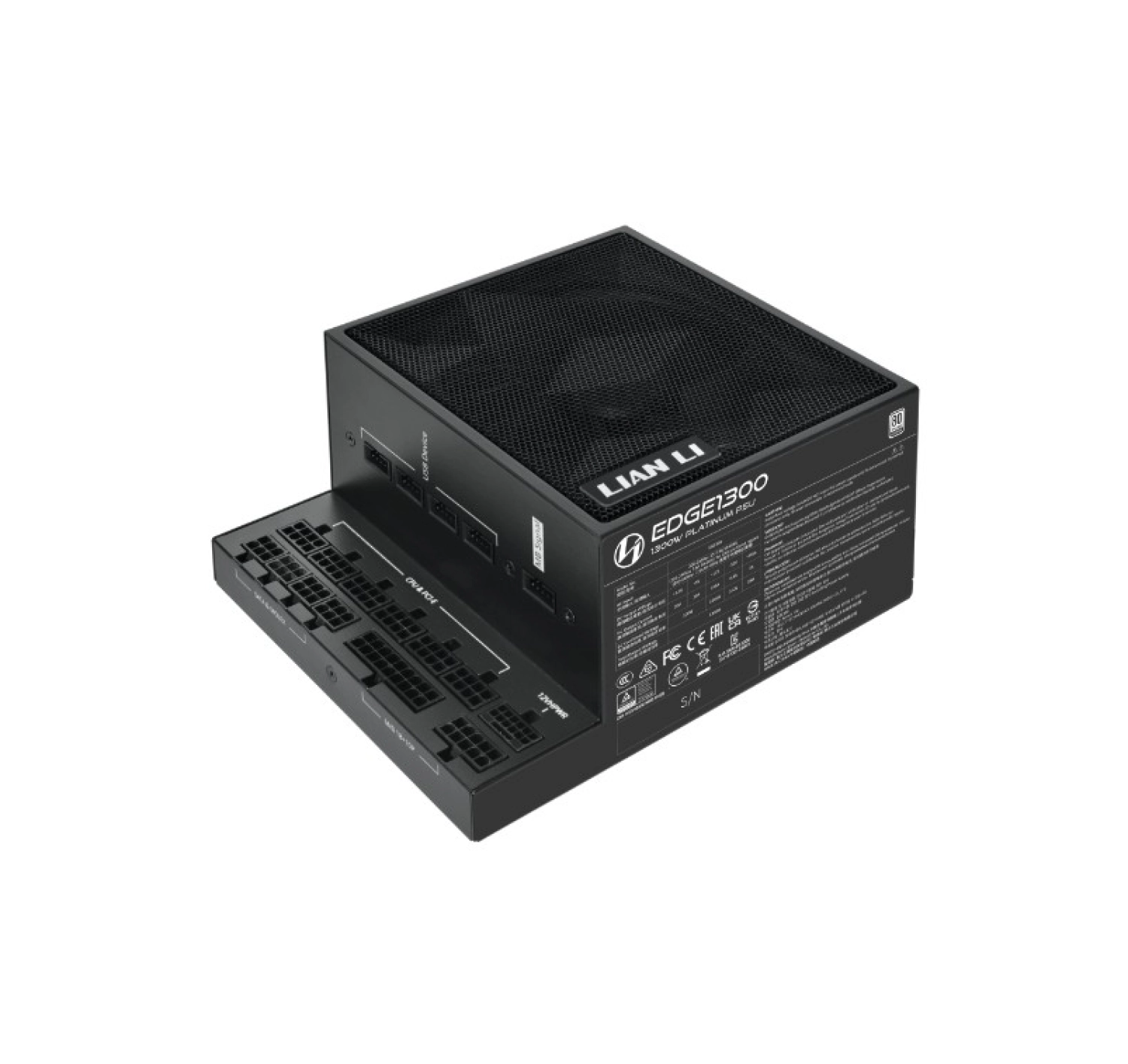 Lian Li Edge1300 Siyah 1300W 80+ Platinum Atx Power Supply (G9P.eg1300.Be00.Eu) ürün görseli