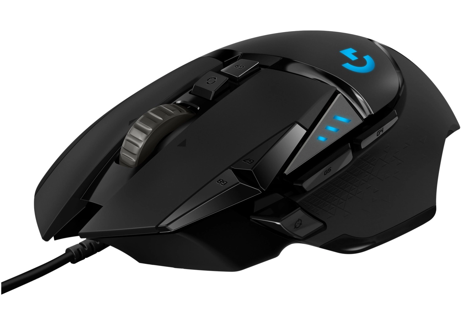 Logitech G G502 Hero Lightsync 25.600 Dpi Yüksek Performanslı Kablolu Oyuncu Mouse - Siyah - Görsel 5