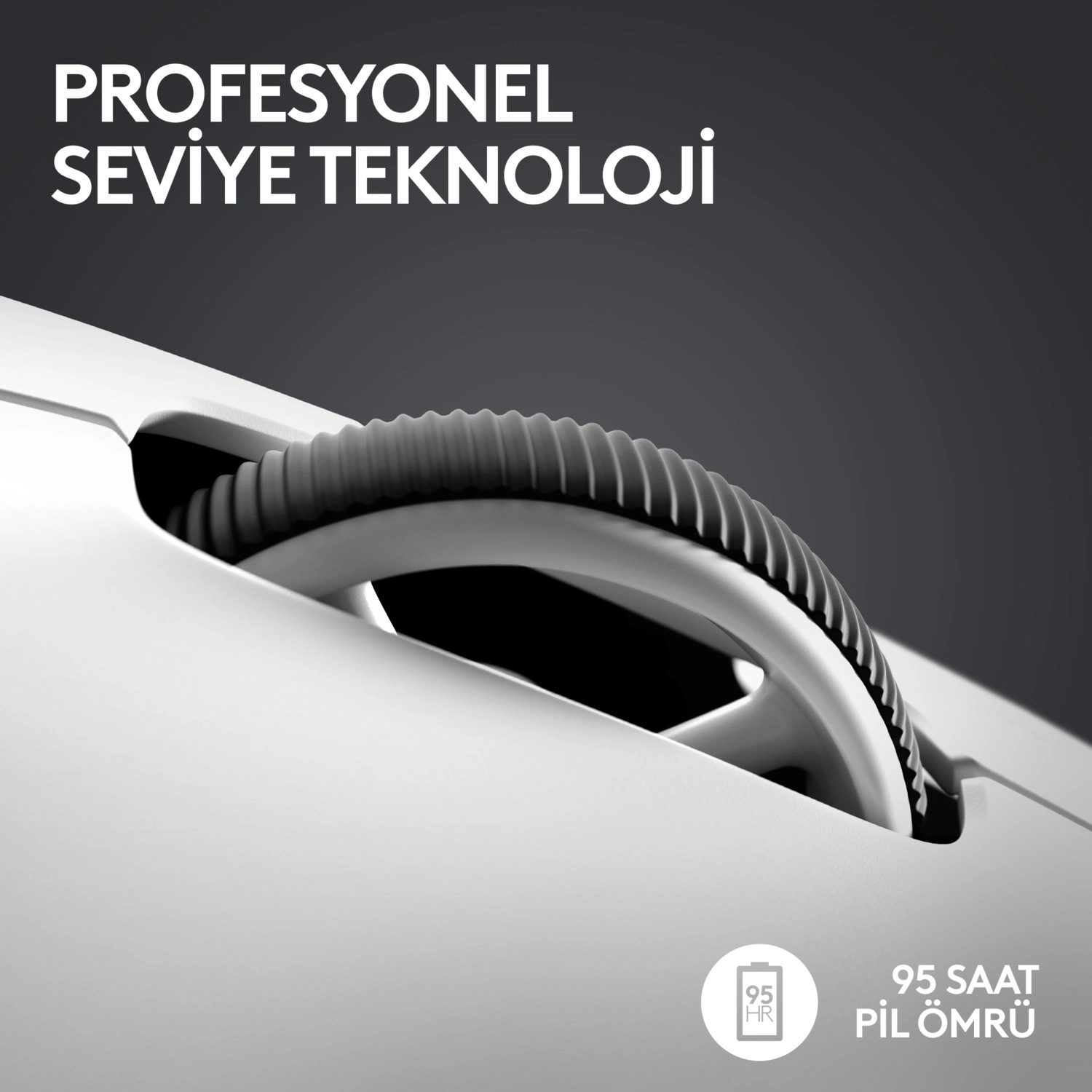 Logitech G Pro X Superlight 2 Hafif Hero 2 Sensör 32.000 Dpi Lightspeed Kablosuz Oyuncu Mouse - Beyaz - Görsel 10