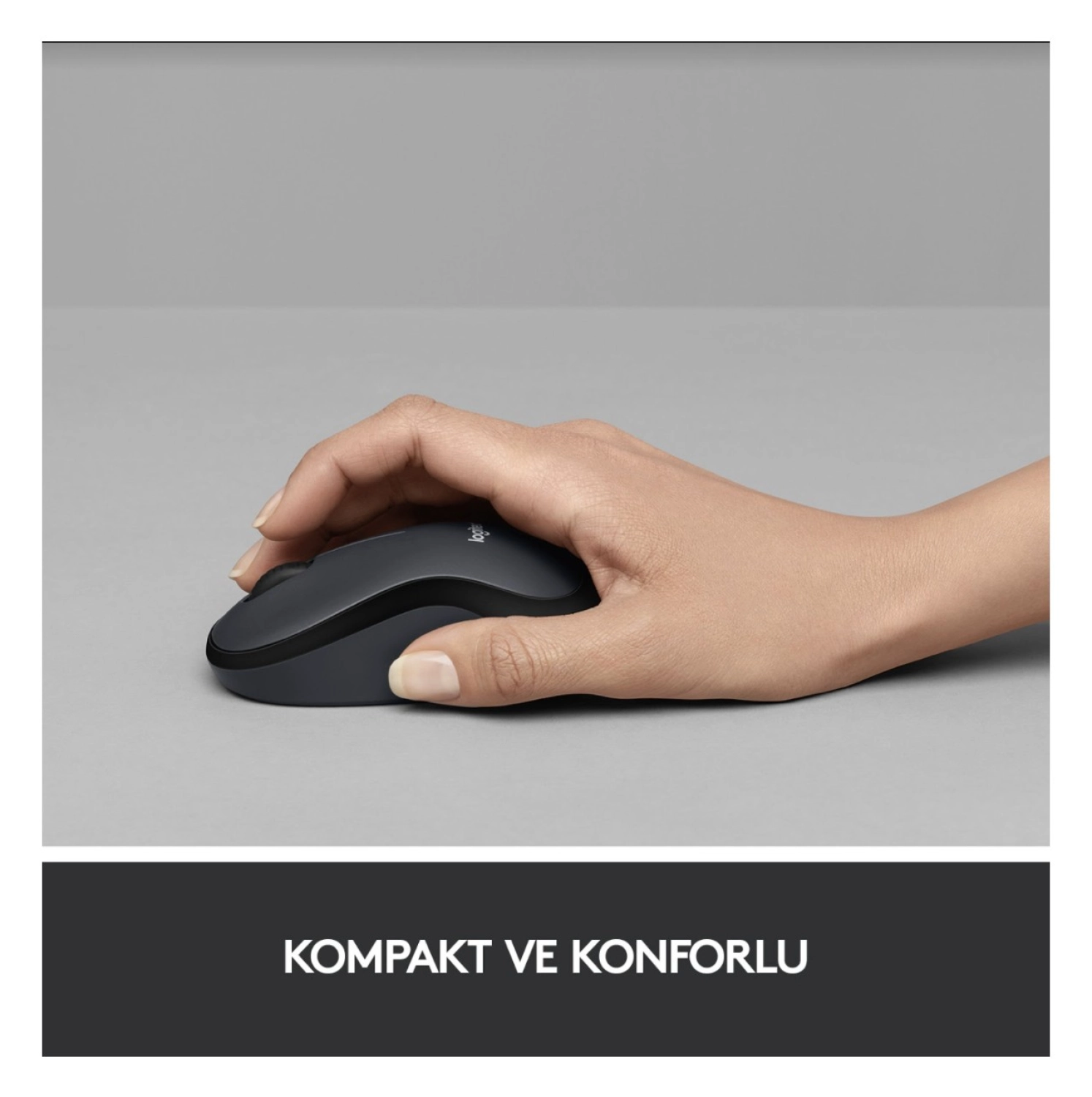 Logitech M220 Sessiz Kompakt Kablosuz Mouse - Mavi - Görsel 3