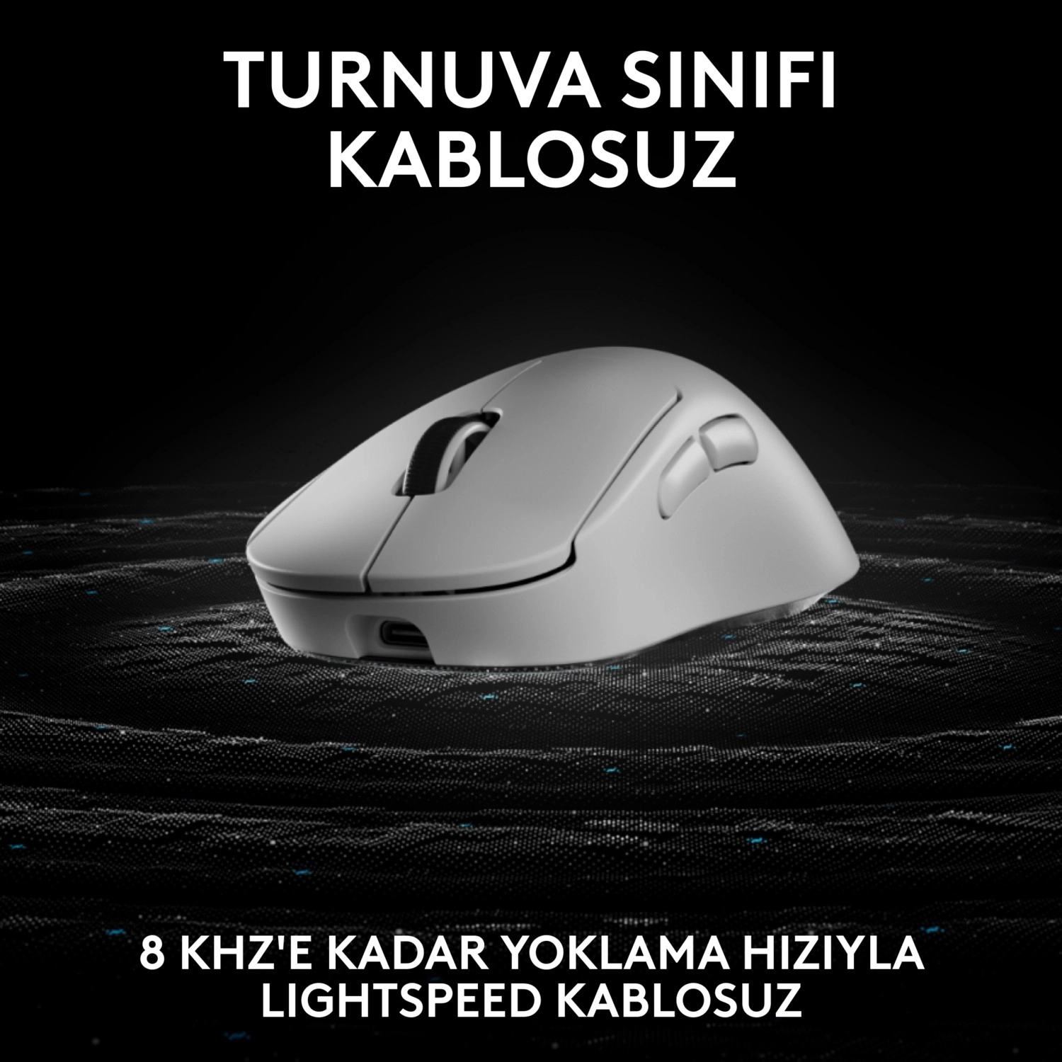 Logitech Pro X Superlıght 2 Dex Lıghtspeed Hero 2 32K Dpı Sensör Pc/Mac Için Kablosuz Oyun Mouse'u, Beyaz - Görsel 4