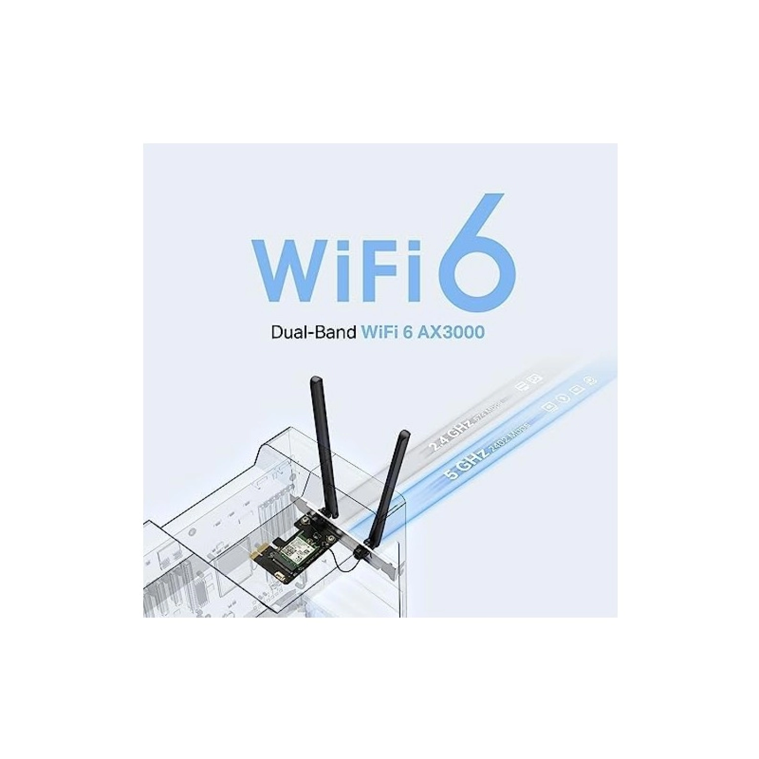 Ma80Xe, Ax3000 Wi-Fi 6 Bluetooth 5.2 Pcıe Adaptör - Görsel 2